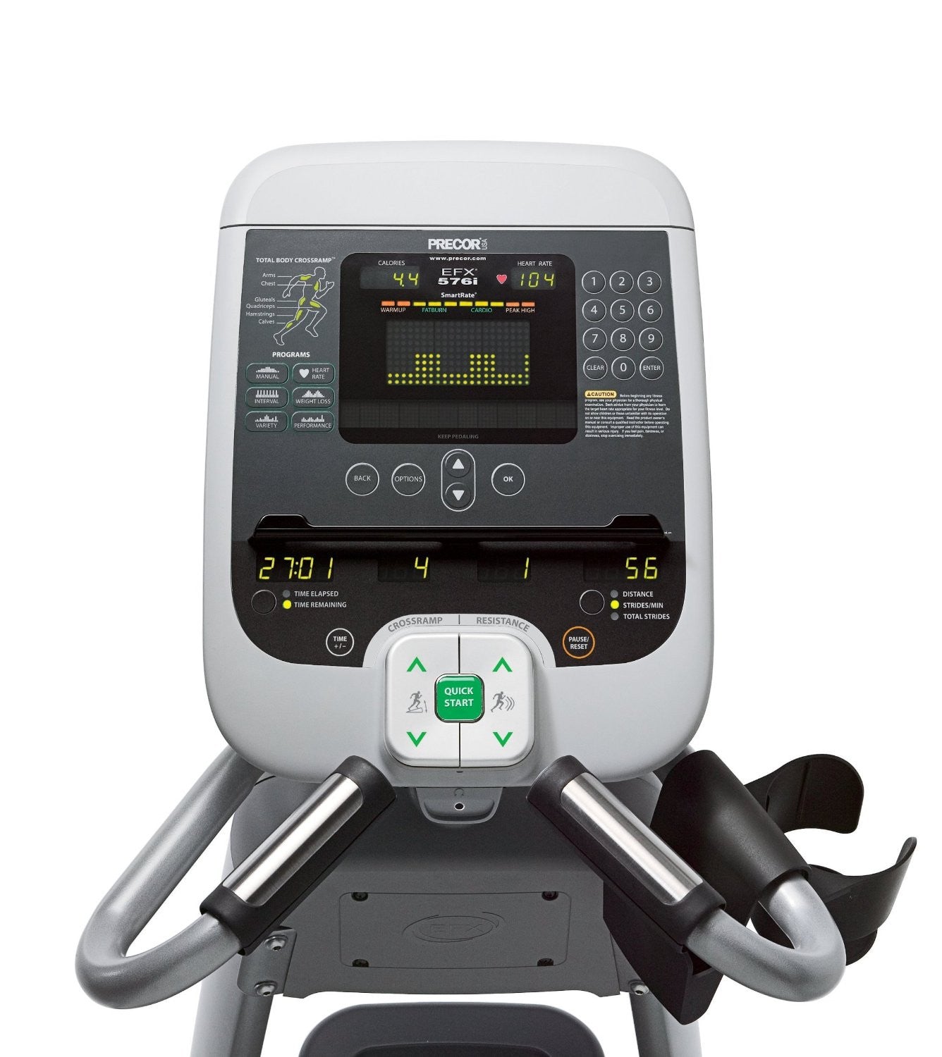 Precor EFX 576i Experience Series Cross Trainer Remanufactured