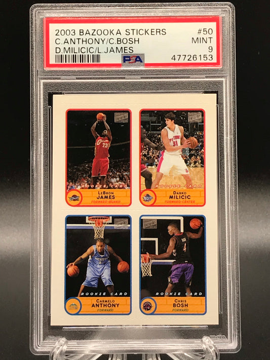 LeBron James 2003 RC Bazooka Stickers #50