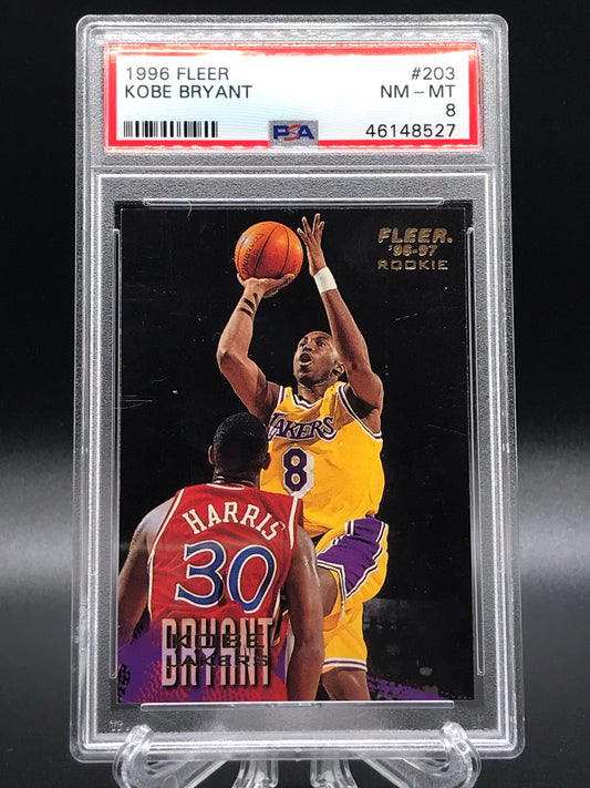 KOBE BRYANT FLEER 1996-1997 #203 RC GRADED